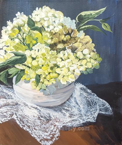 My Hydrangeas by Sally McDevitt